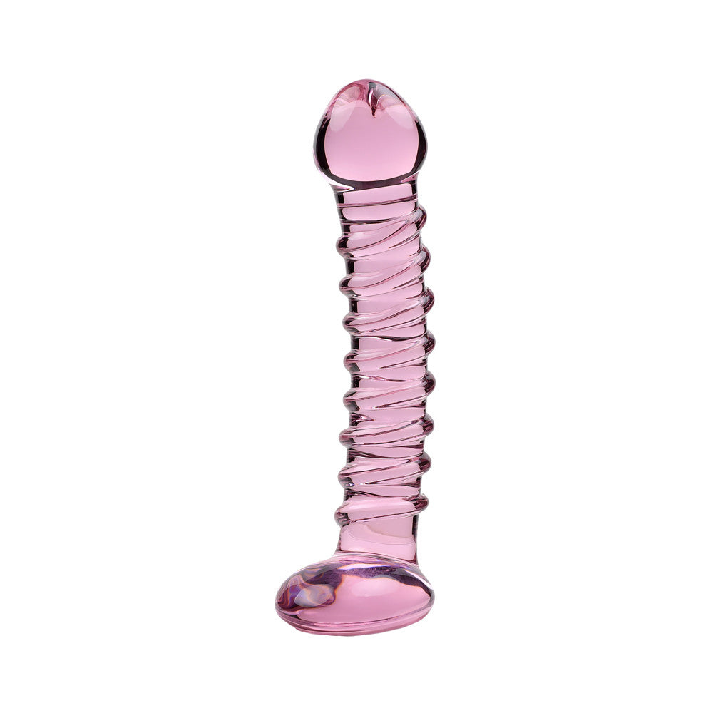 Gode en verre rose 294