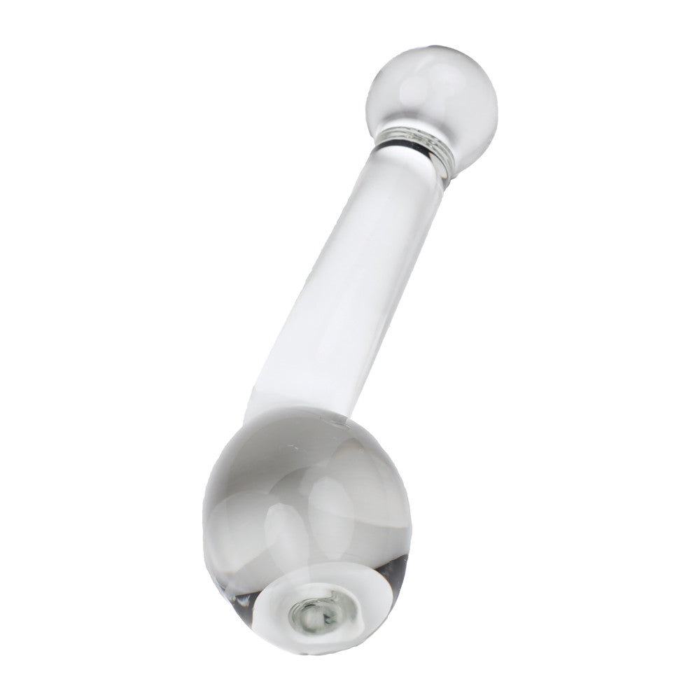 Sextoy transparent pour point G vue du dessus