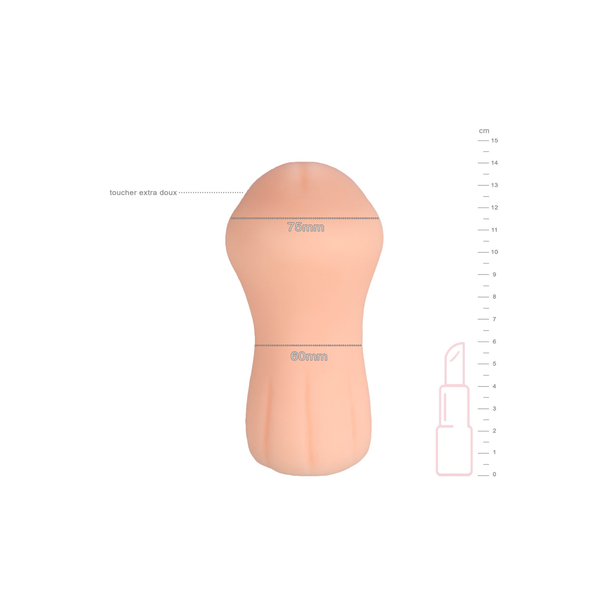 Dimension masturbateur bouche grande