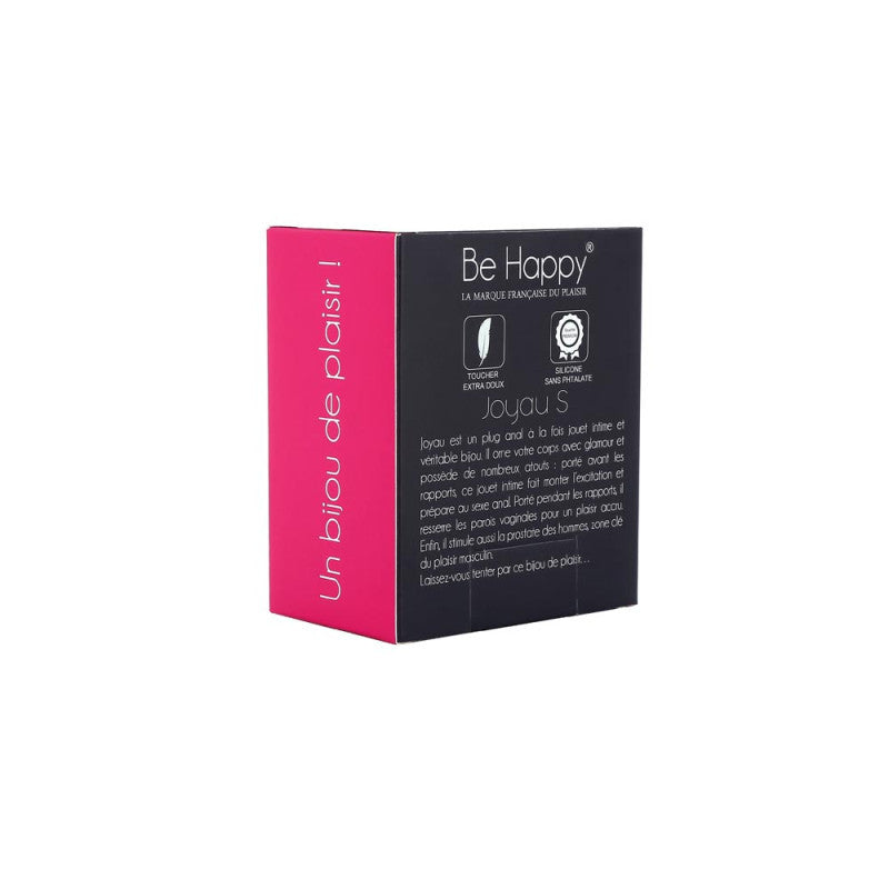 Plug anal bijou noir taille S boite noir