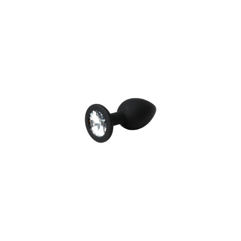Plug anal bijou noir taille S