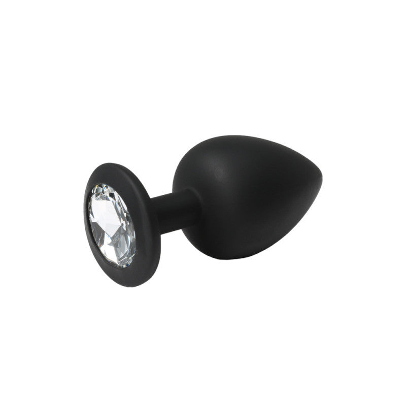 Plug anal bijou noir taille L