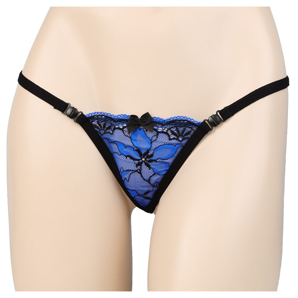 Mini string saphir eros veneziani à clips vue de face