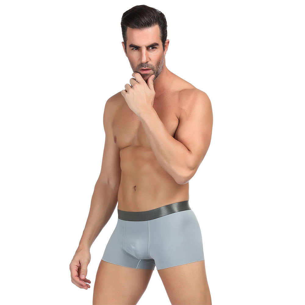 Boxer gris homme sur mannequin vue de côté