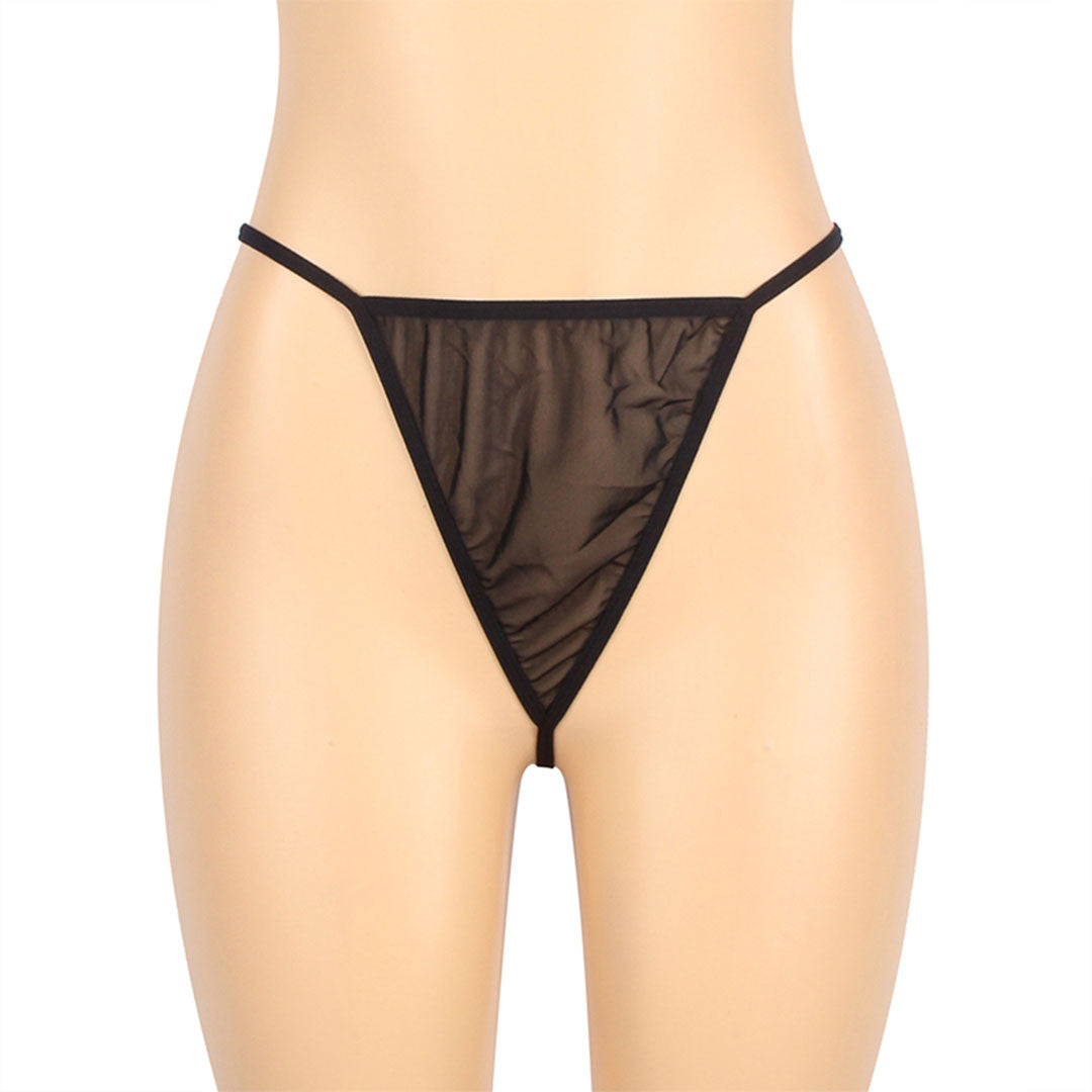 String de la nuisette lanières dentelle sara