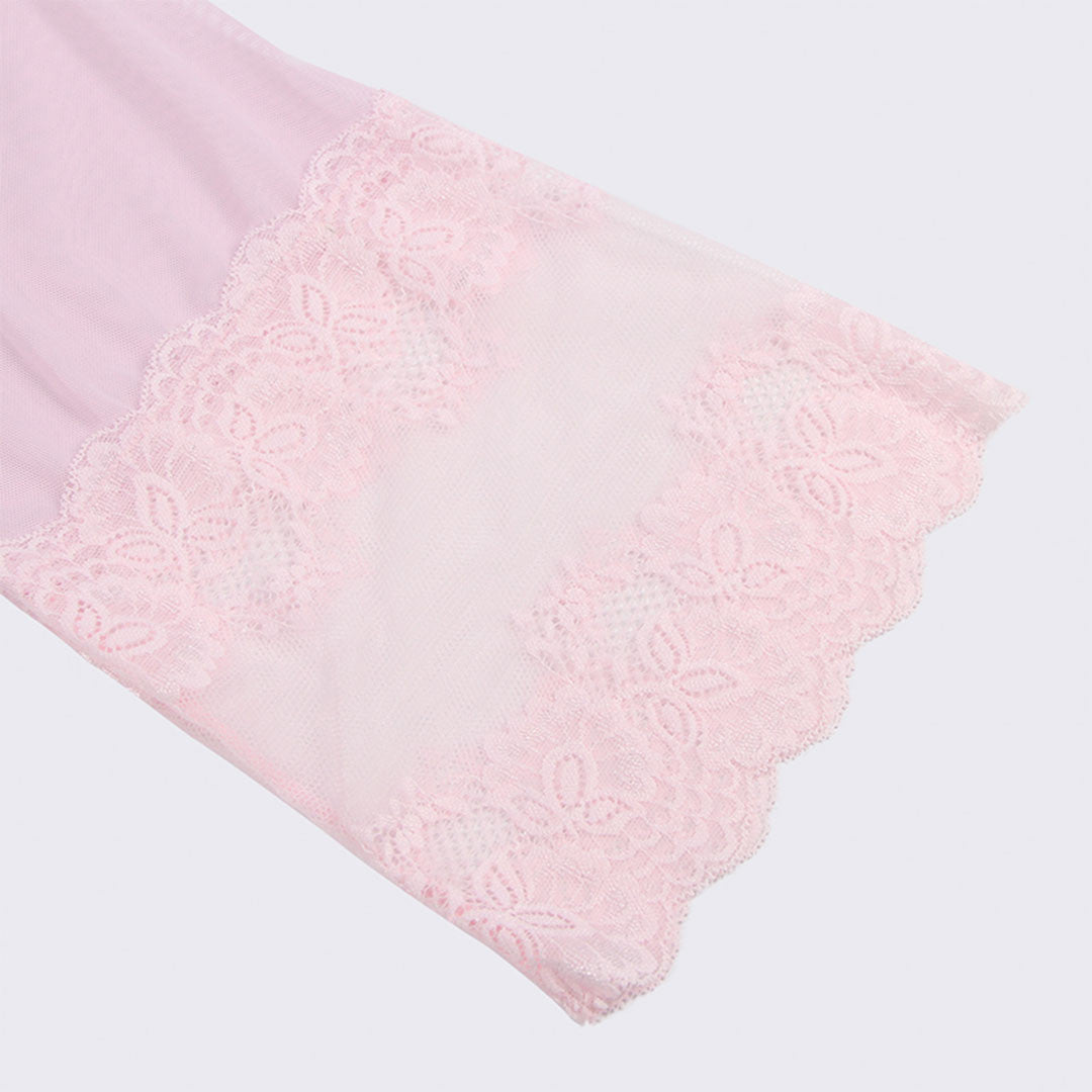 Détails du déshabillé voile Vicky Sensual Lingerie