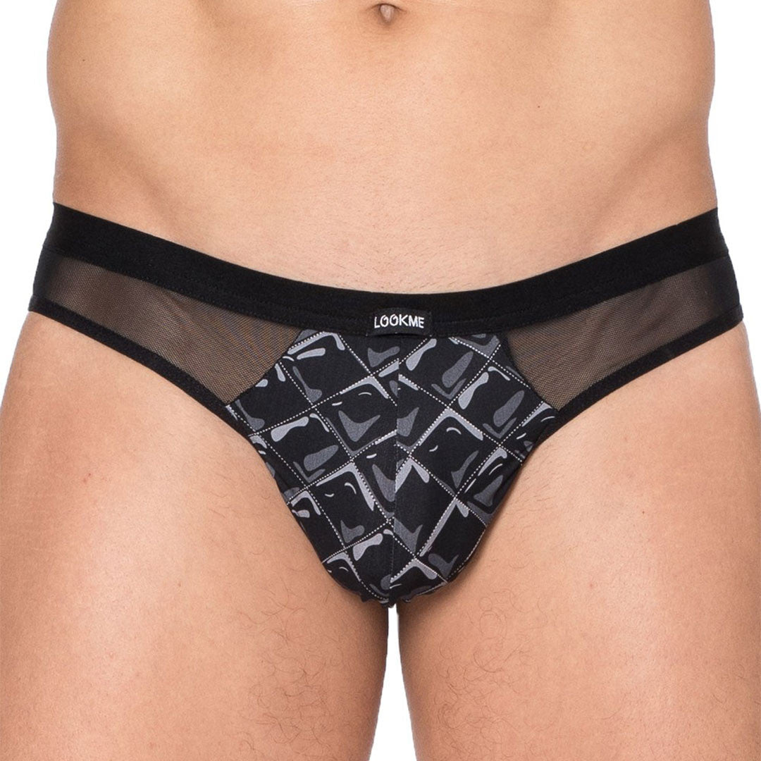 String imprimé noir- Look Me
