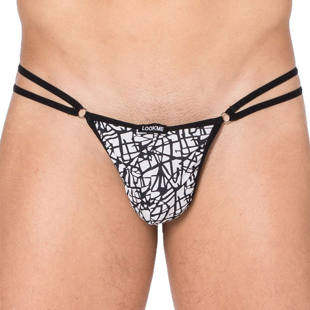 Mini string imprimé noir et blanc - Look Me