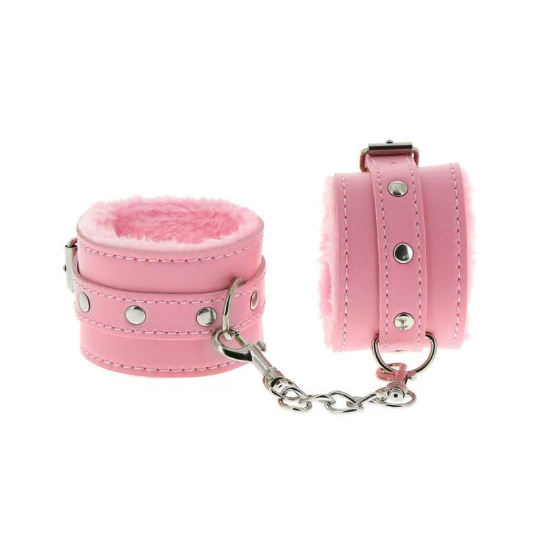 Menottes Chevilles en Simili Cuir et Fourrure