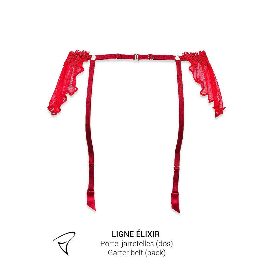 Porte-jarretelles à volants Elixir - Luxxa