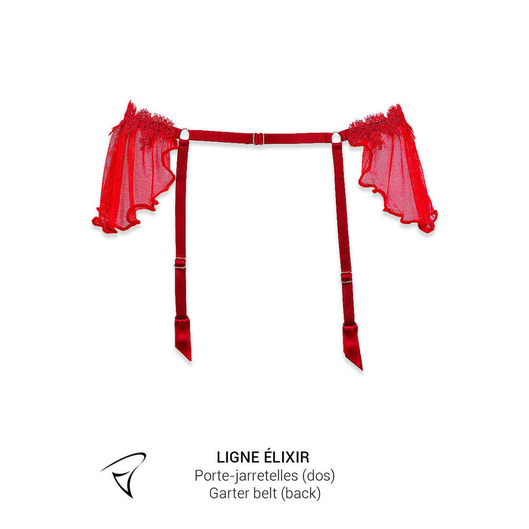 Porte-jarretelles à volants Elixir - Luxxa