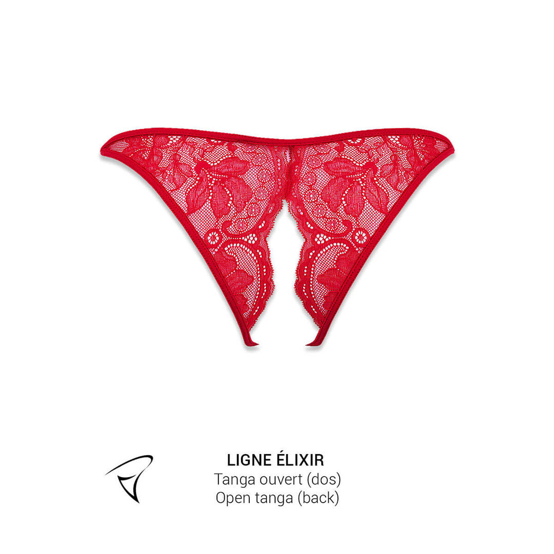 Tanga ouvert dos fendu Elixir - Luxxa