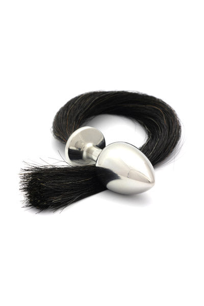 Bijou Anal Crin de Cheval Tailbud XL Rosebuds