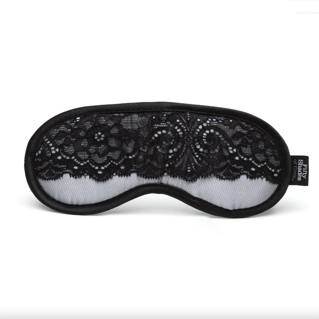 Bandeau satin et dentelle - 50 nuances de grey