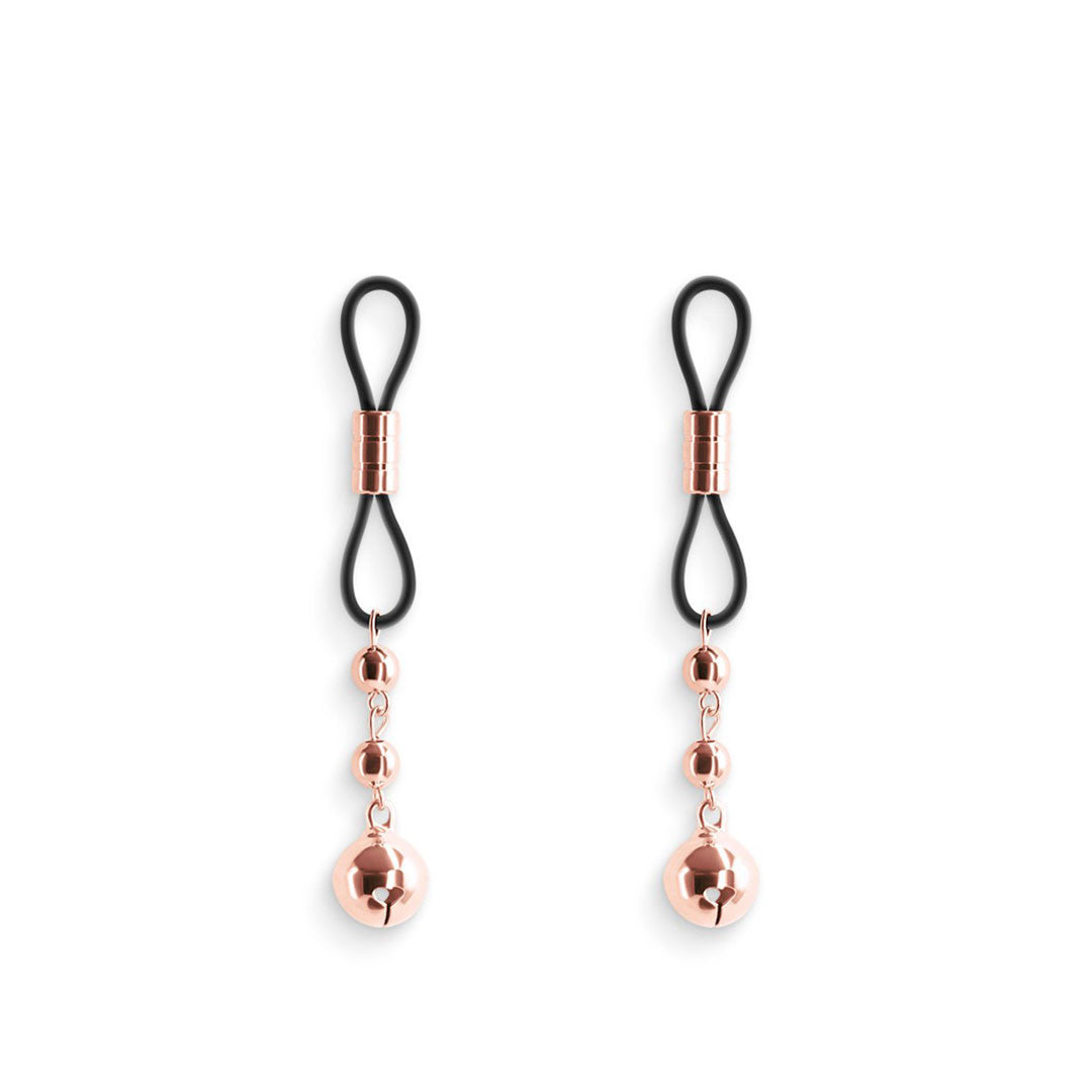 Pinces à tétons Perle Or - NS Novelties