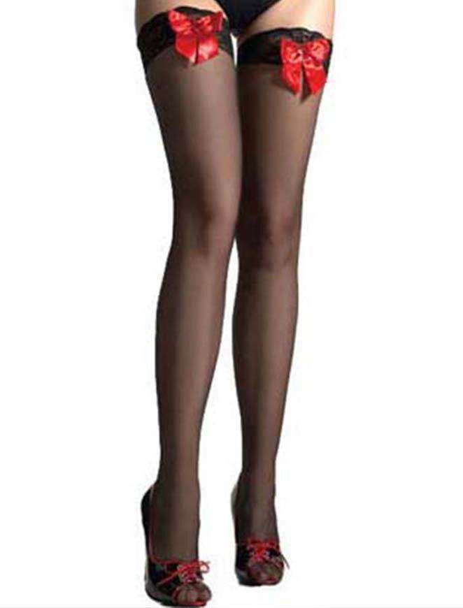 Bas Noeud Pin-Up - Sensual Lingerie