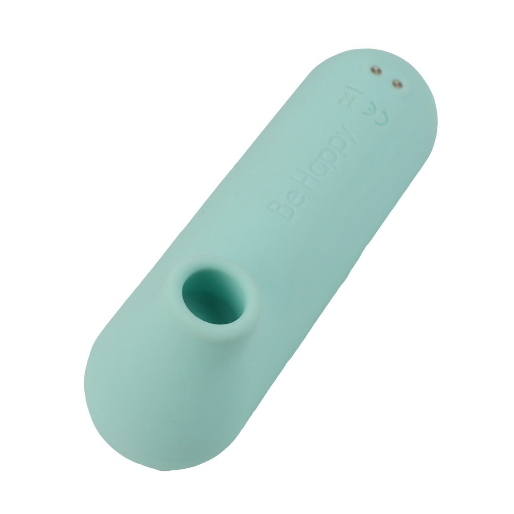 Aspirateur clitoridien silicone bleu Contact de côté