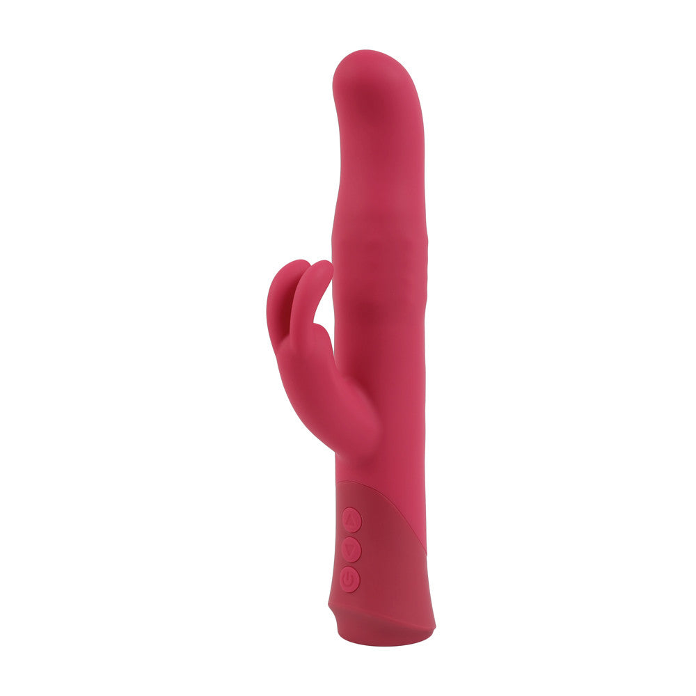 sextoy femme rabbit volcanique silicone bordeaux