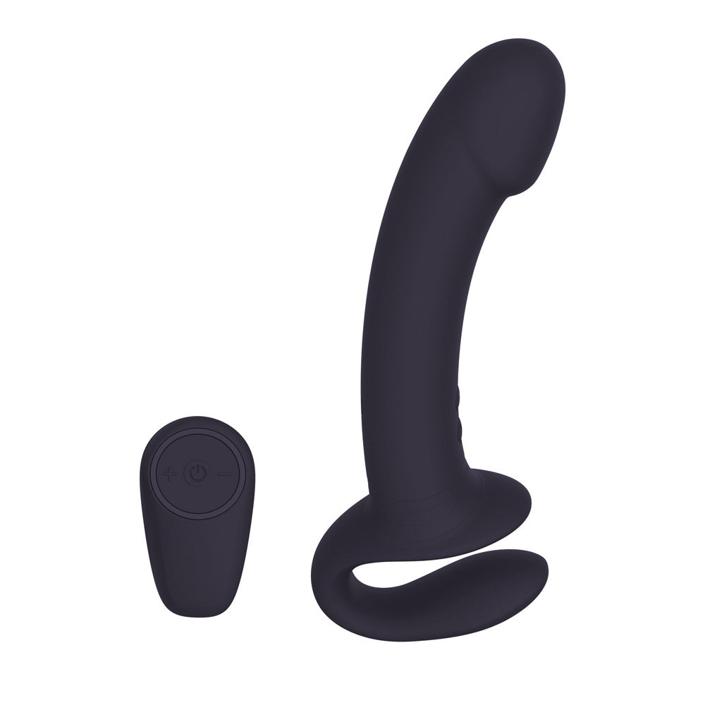 strap on souverain noir avec telecommande vue produit