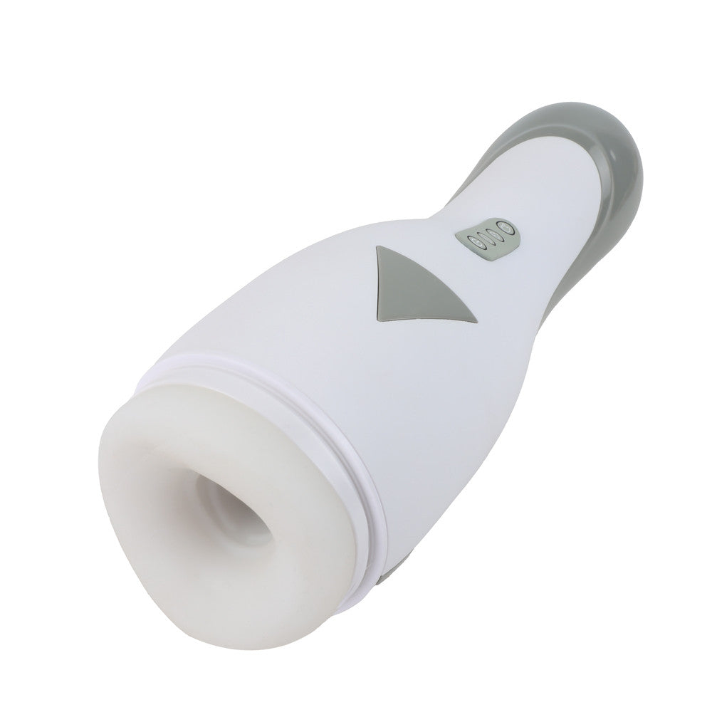masturbateur explosion vue en angle silicone blanc