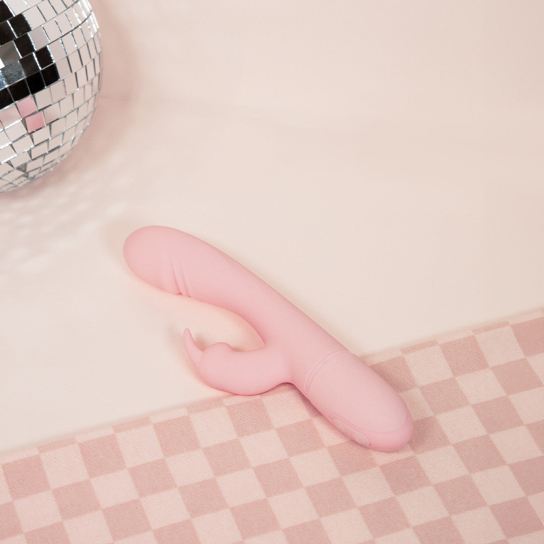vibromasseur rabbit nuance rose double stimulation douce
