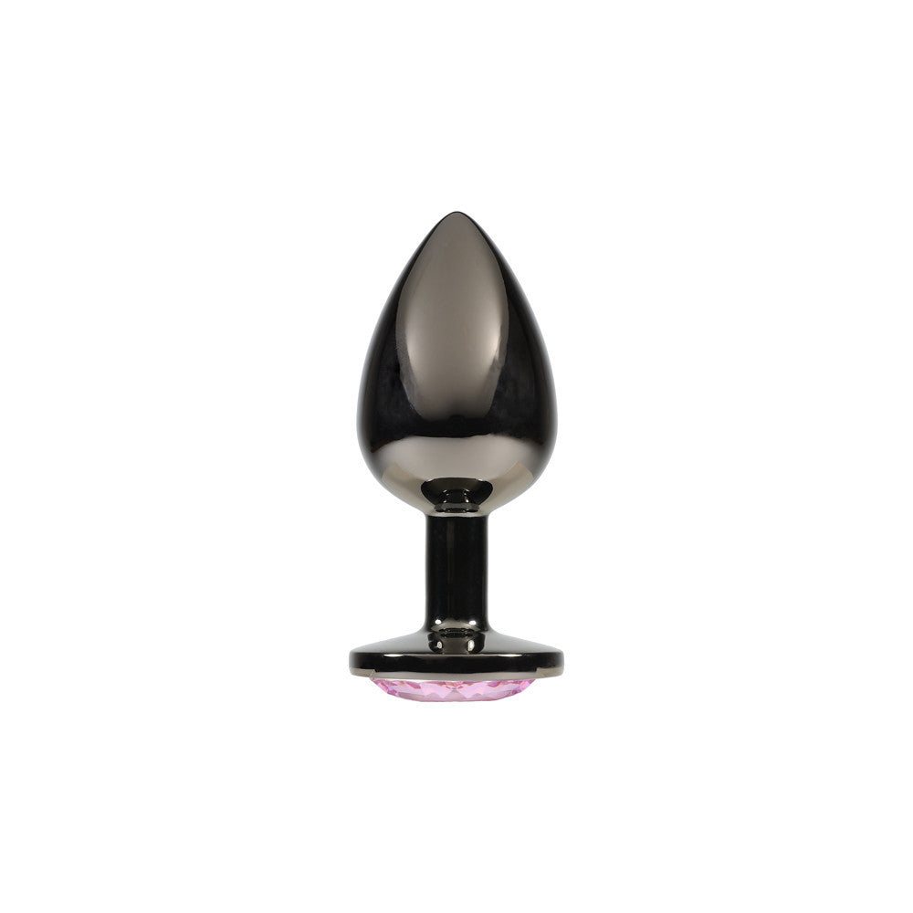Plug Alu Noir L Rose - Steel Lovin U