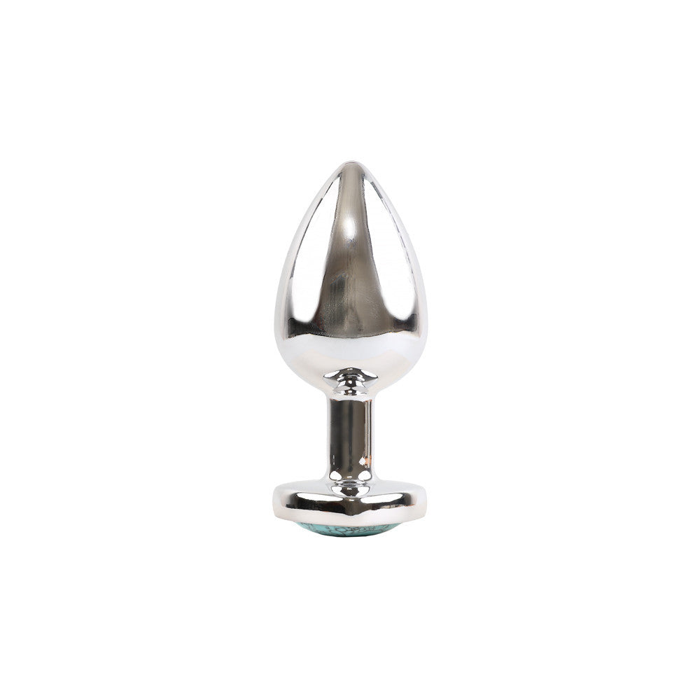 Plug Coeur Aluminium Stone L Bleu - Steel Lovin U