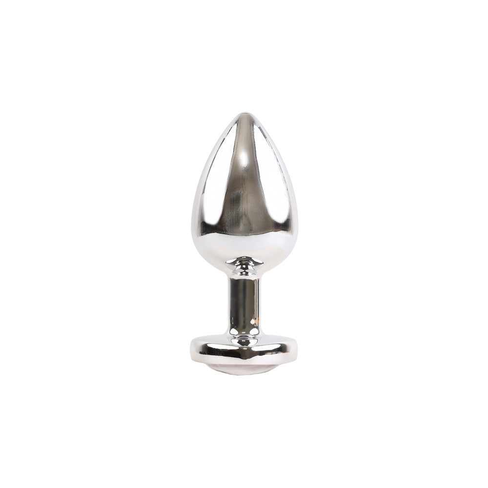 Plug Coeur Aluminium Stone L Rose - Steel Lovin U