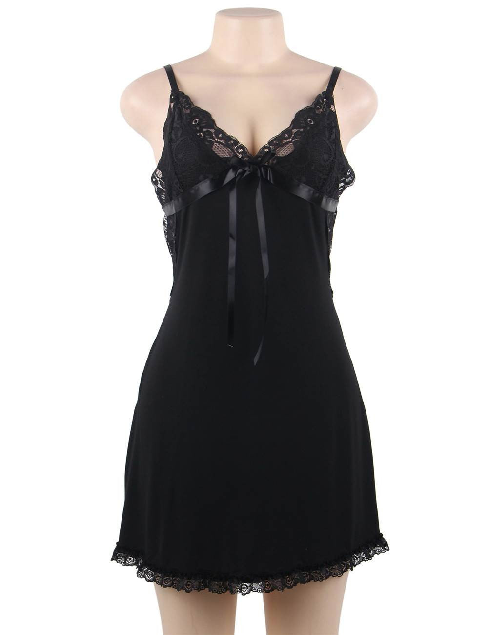 Ensemble Nuisette Tulipe - Dos-nu sexy