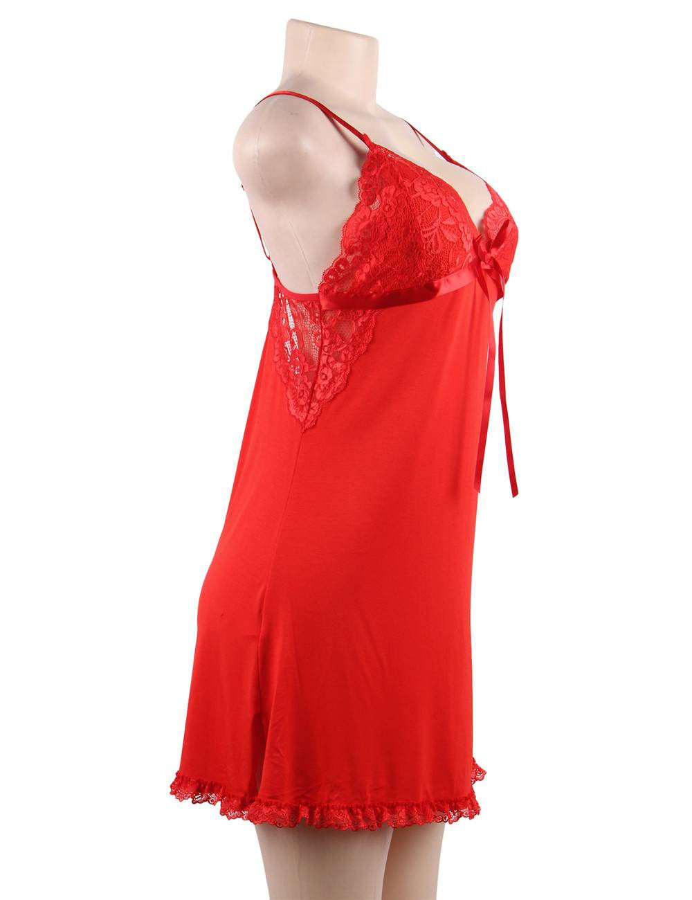 Ensemble Nuisette Tulipe - Dos-nu sexy