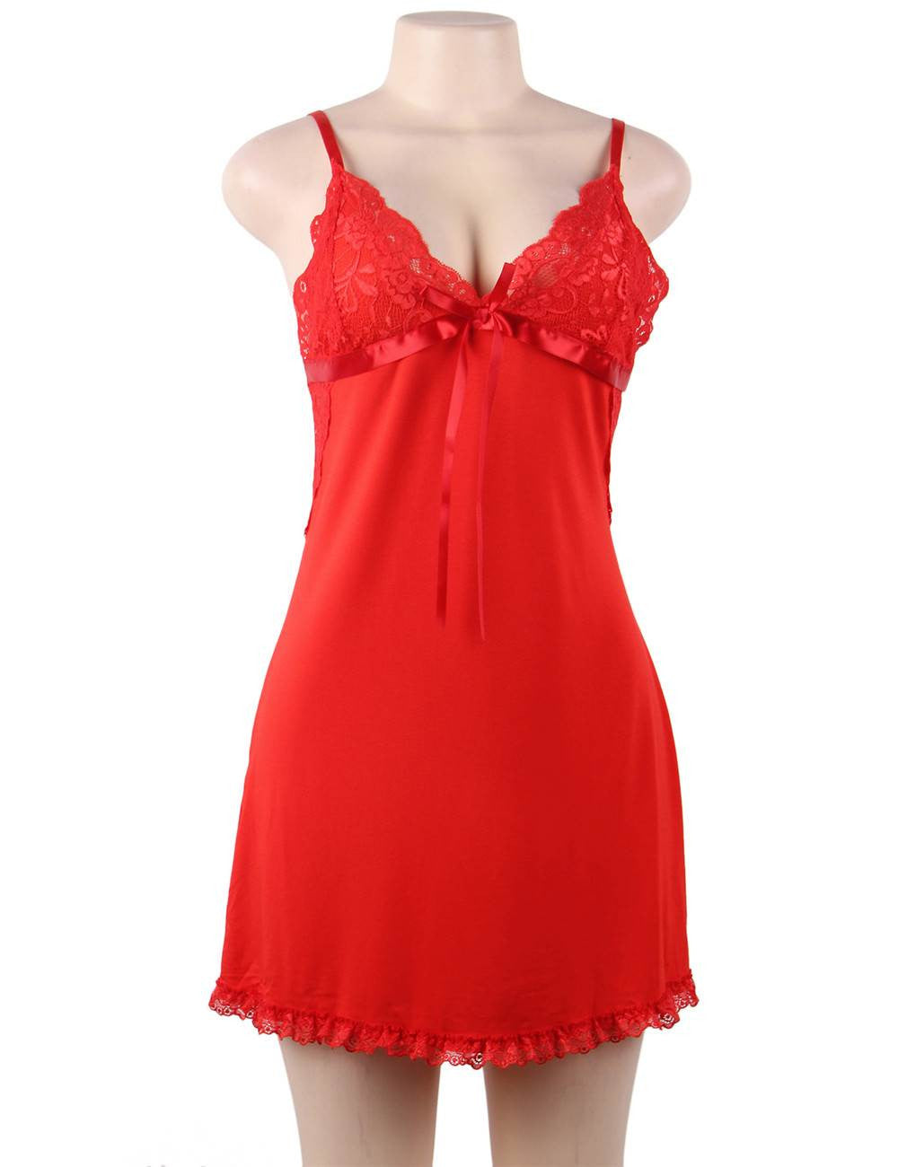 Ensemble Nuisette Tulipe - Dos-nu sexy