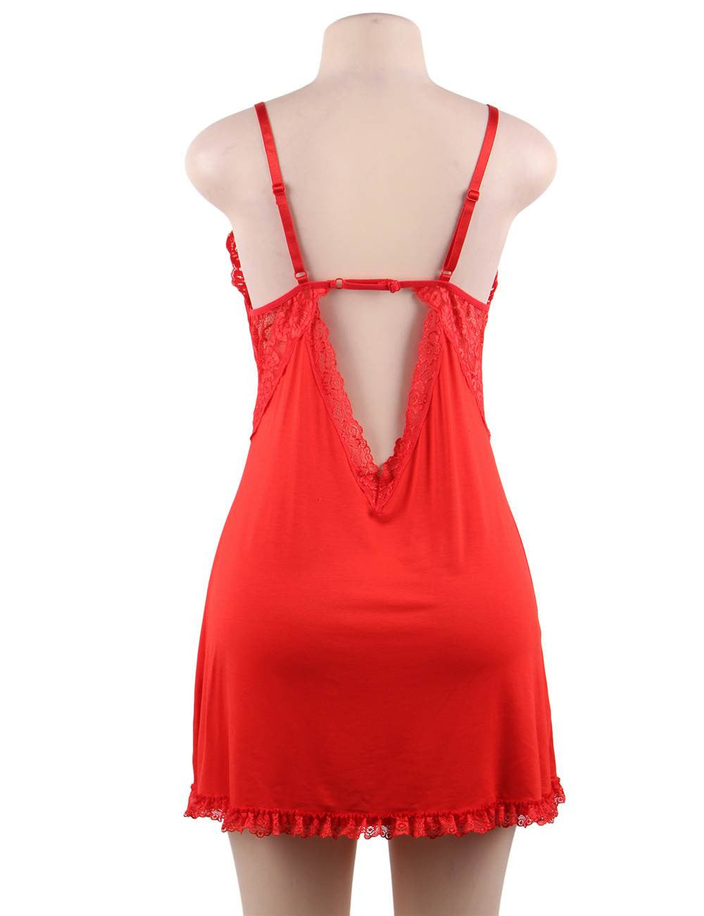 Ensemble Nuisette Tulipe - Dos-nu sexy