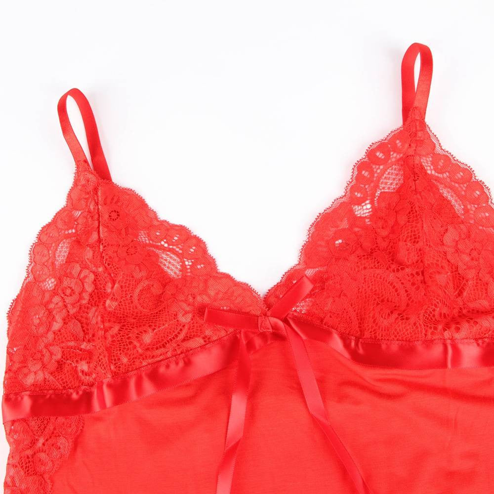 Ensemble Nuisette Tulipe - Dos-nu sexy