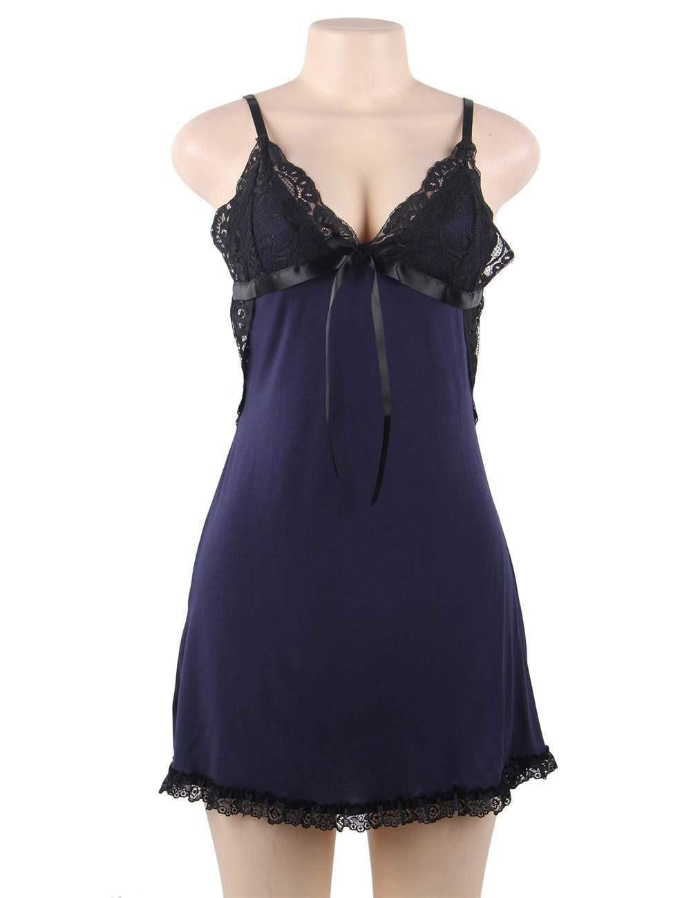 Ensemble Nuisette Tulipe - Dos-nu sexy
