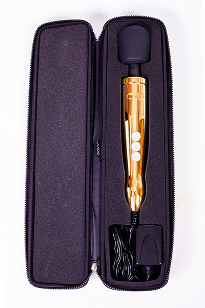 Stimulateur Clitoridien Micro Doxy Wand Massager Die Cast Gold Luxe