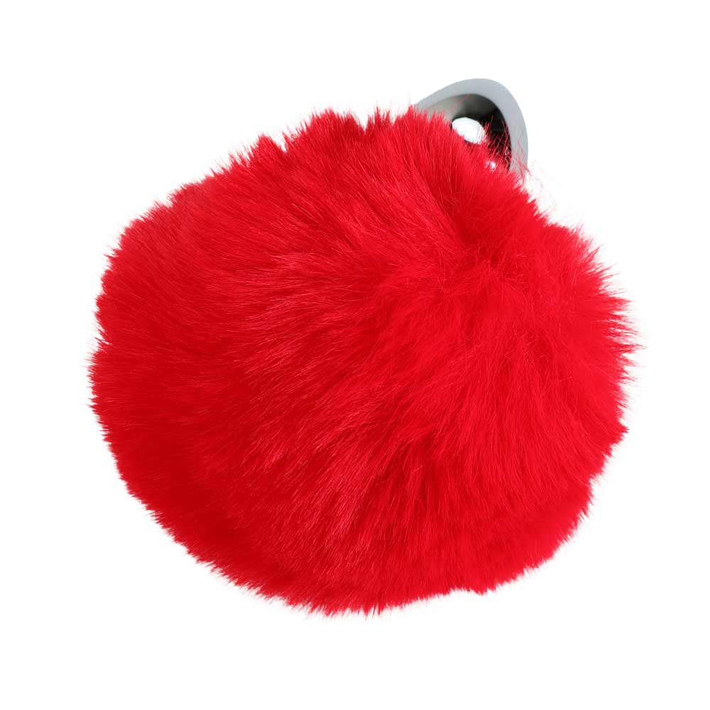 Plug Pompon Rouge - Vue Diagonale posé - Steel Lonvin U