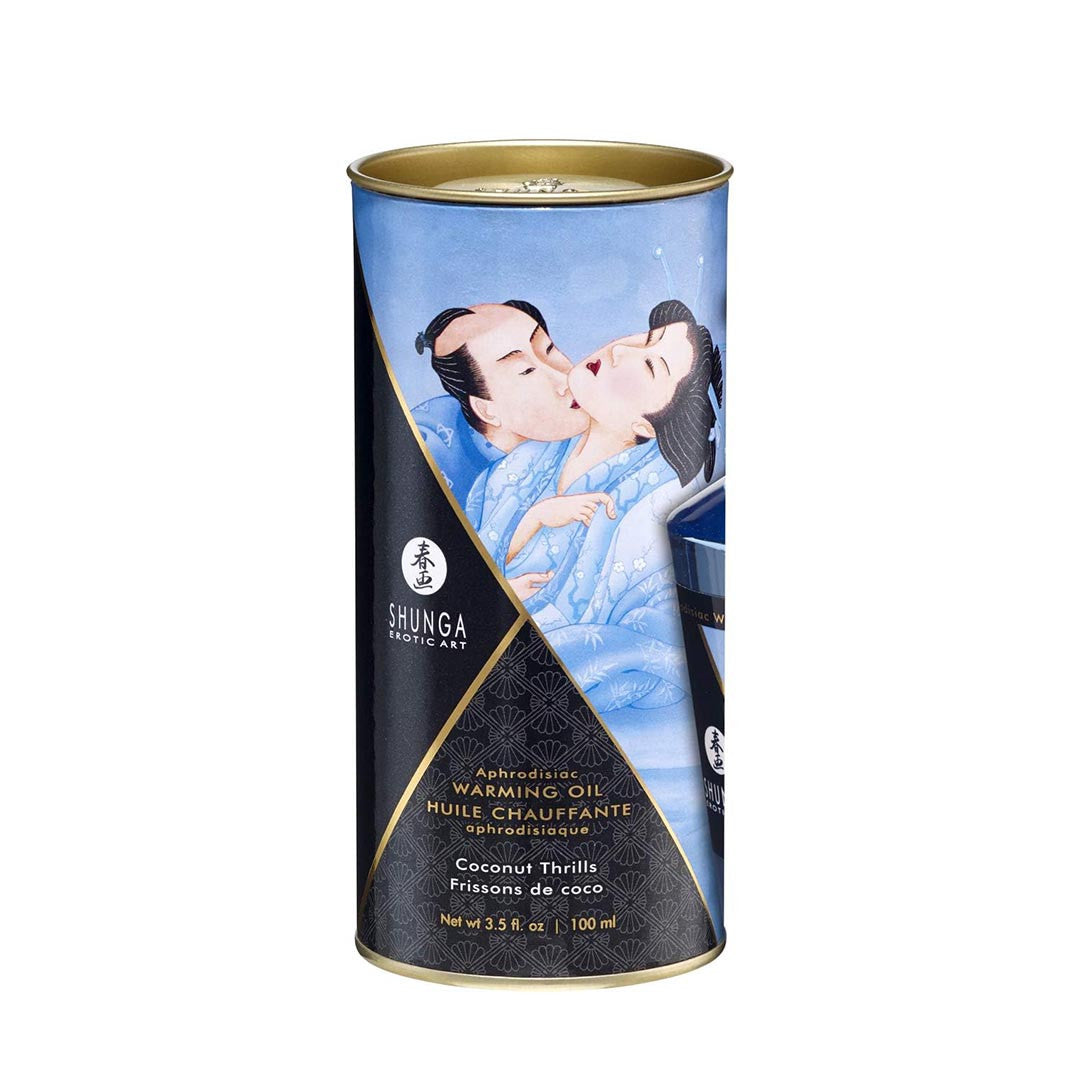Huile de Massage Comestible boîte saveur Coco