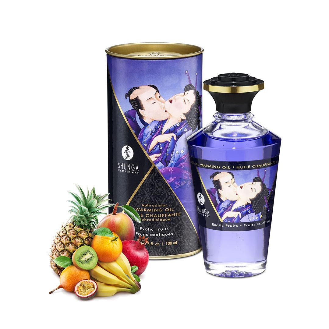 Huile de Massage Comestible saveur Fruits Exotiques