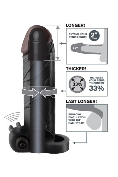 Gaine de Pénis Vibrante Real X-tensions Pipedream