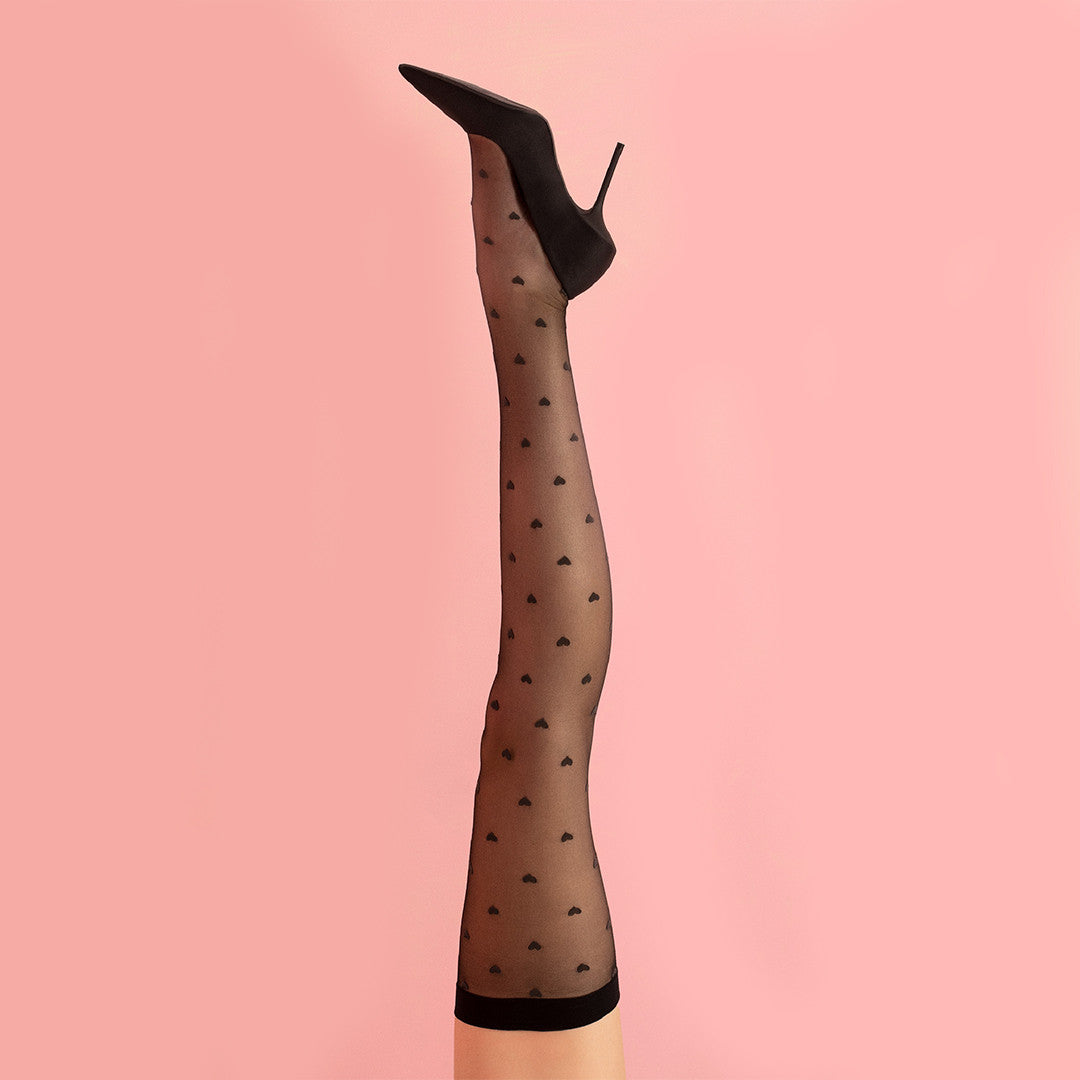 Bas Love Booster Noir - Fiore