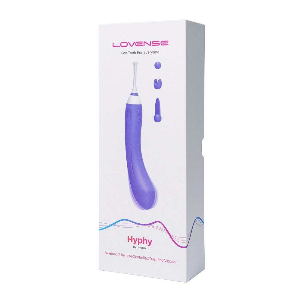 Vibromasseur Télécommandé Double Extrémité Hyphy - Lovense