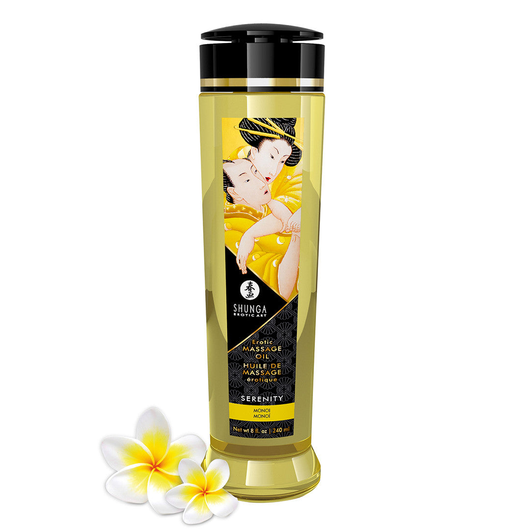 Huile de Massage Erotique 240 ml - Shunga Erotic art