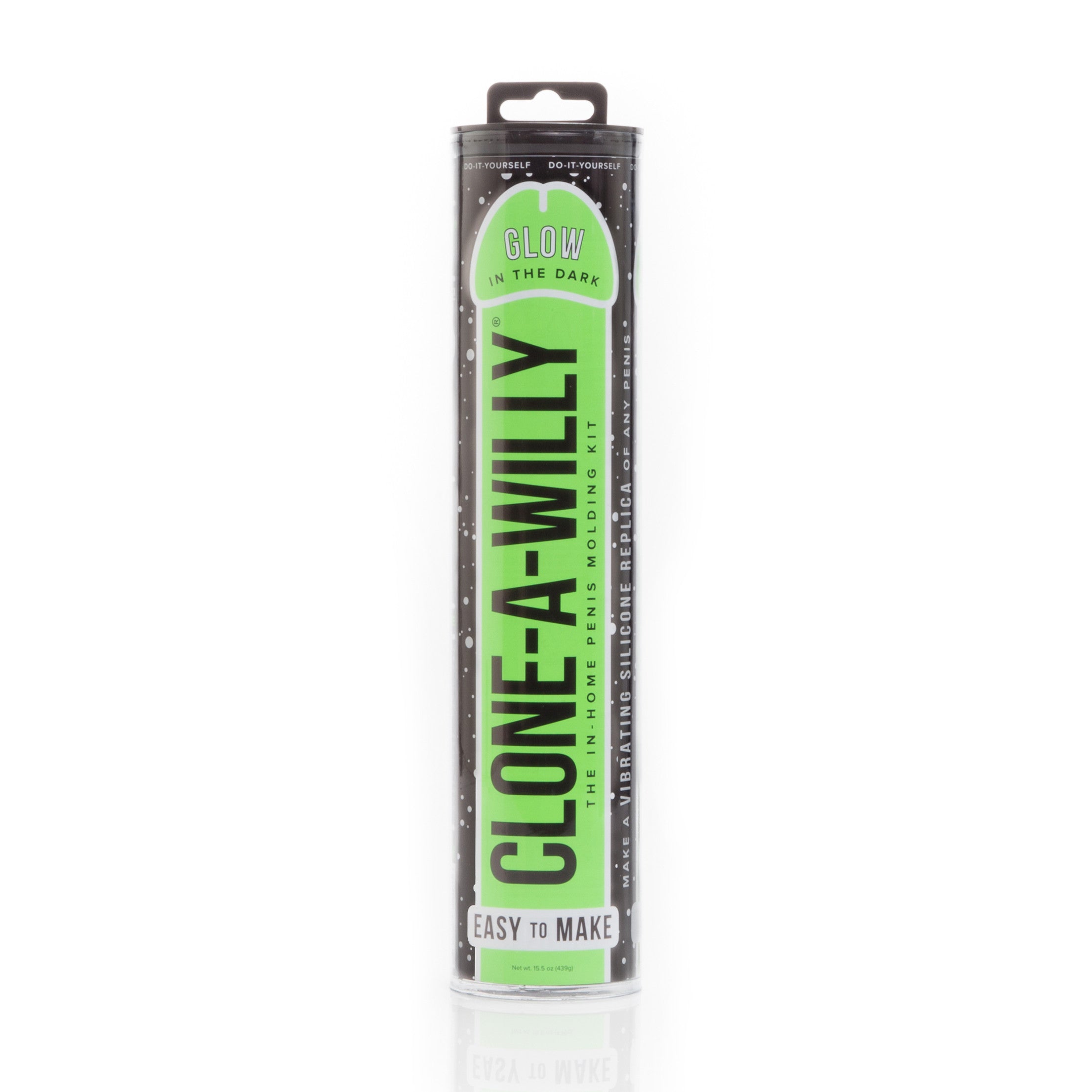 Kit Moulage de Pénis Vibrant Phosphorescent Vert