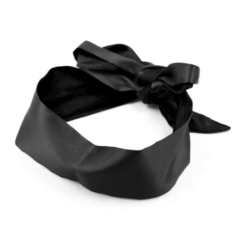 Bandeau satiné - Jeux coquins - Be Bondage Couleur-Noir