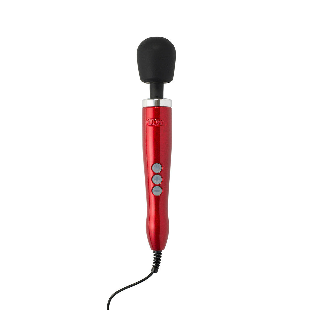Stimulateur Clitoridien Puissant Doxy Métal - Doxy - rouge vue de face