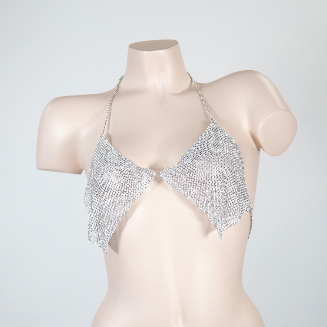 Top Chainettes Lighty Argent