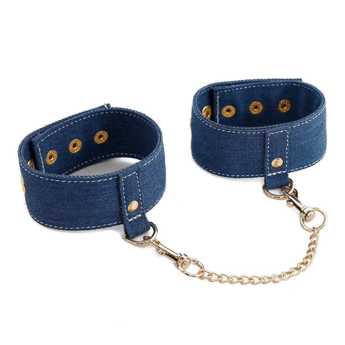 Coffret Bondage en Jean Menottes chevilles ou main