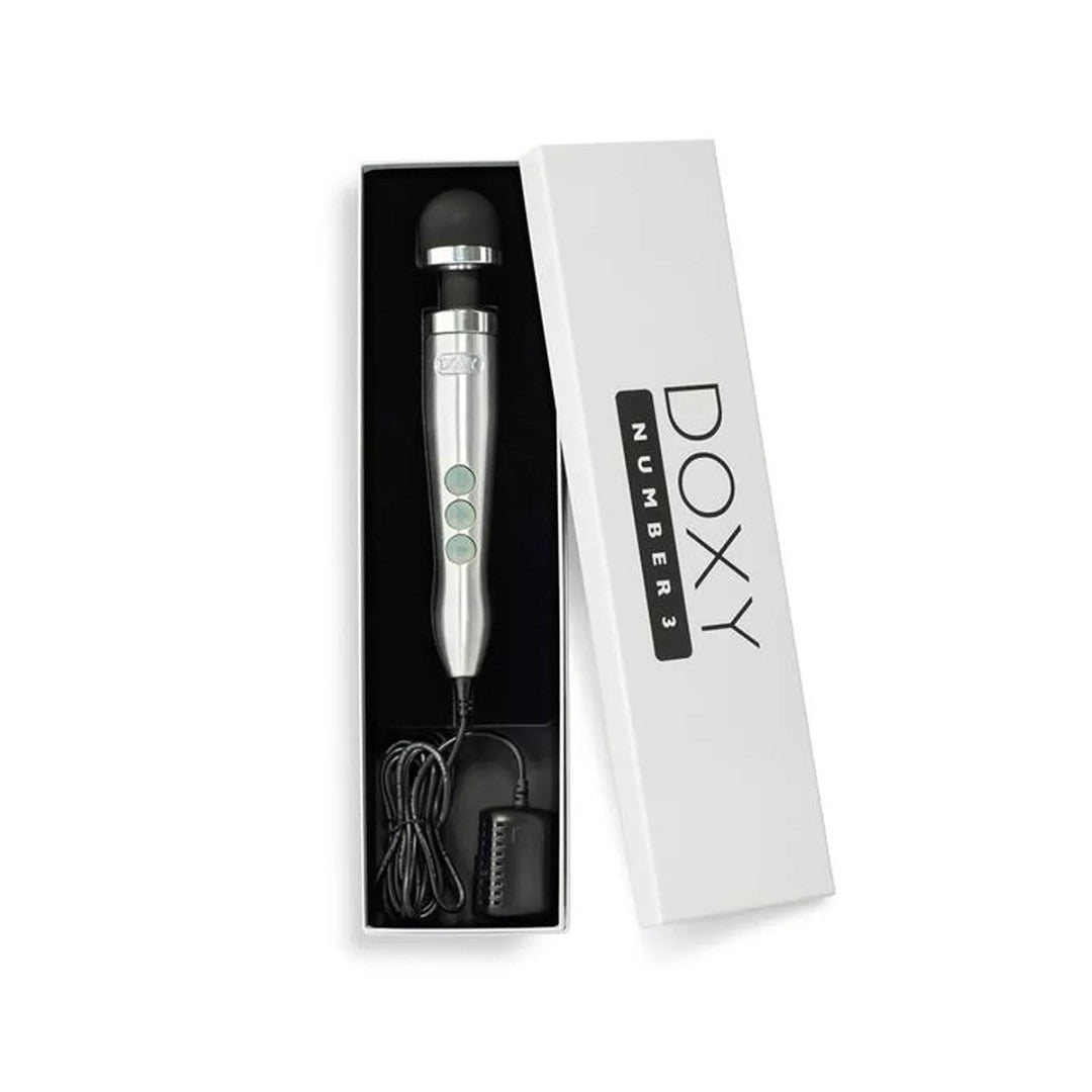 Wand Massager Compact Doxy N°3 Argent