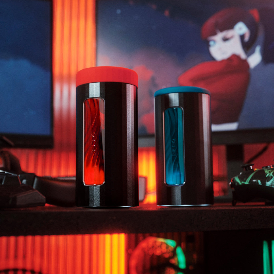 Masturbateur F1S V3 XL Lelo Bleu et Rouge