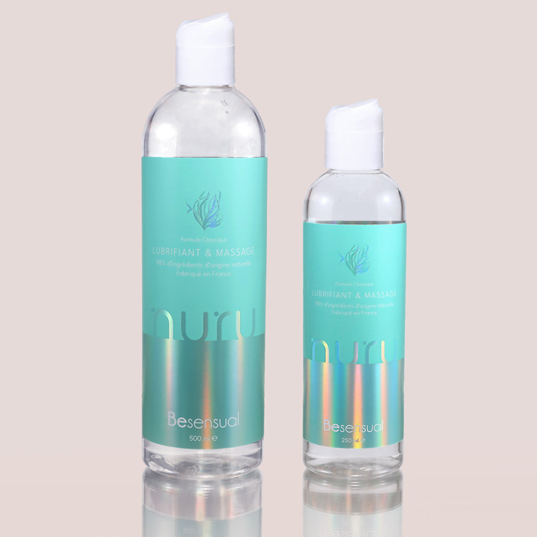Gel lubrifiant et massage Nuru - Formule classique 250ml et 500ml